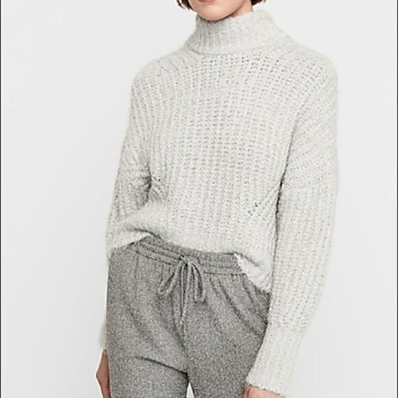 ✨ Cozy Cropped Mock Neck Sweater✨ - Picture 2 of 5